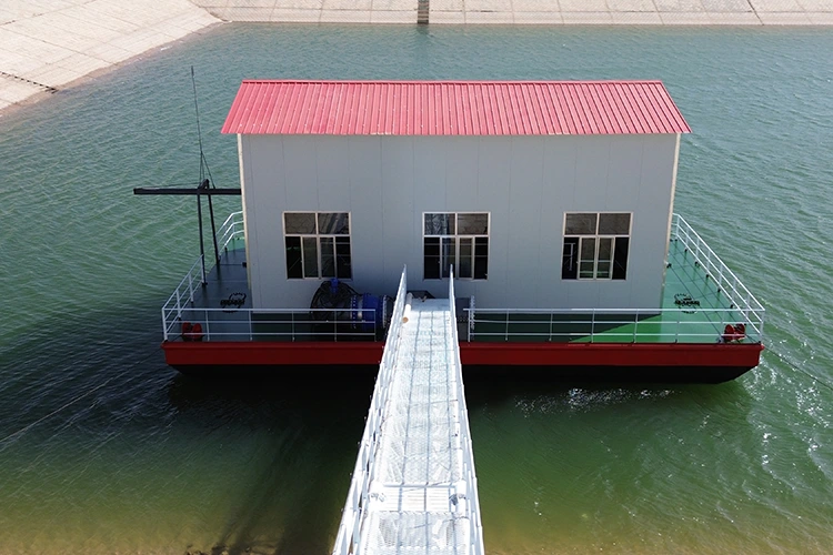 Estação de bombeamento de entrada de água do lago