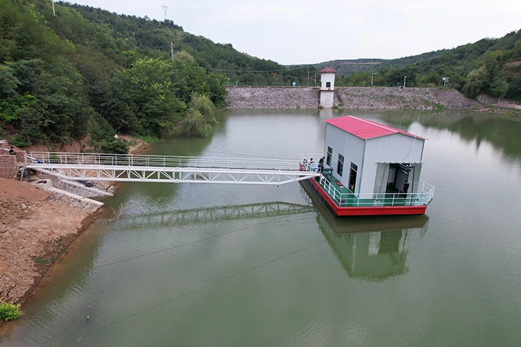 Estação de bombeamento de entrada de água do reservatório